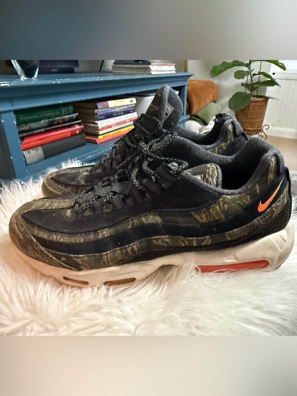 Nike x Carhartt WIP Air Max 95s in the Tiger Camo / Total Orange